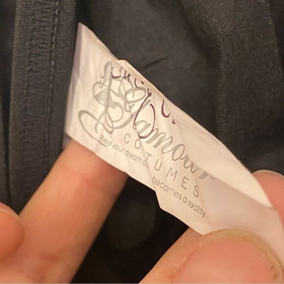 Glamour solo dance costume black sequin bikeatard leotard LA-Large adult - Picture 13 of 14